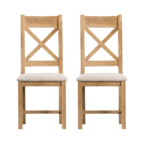 Union Rustic Frederickson Solid Wood Dining Chairs (Set of 2) Wayfair.co.uk